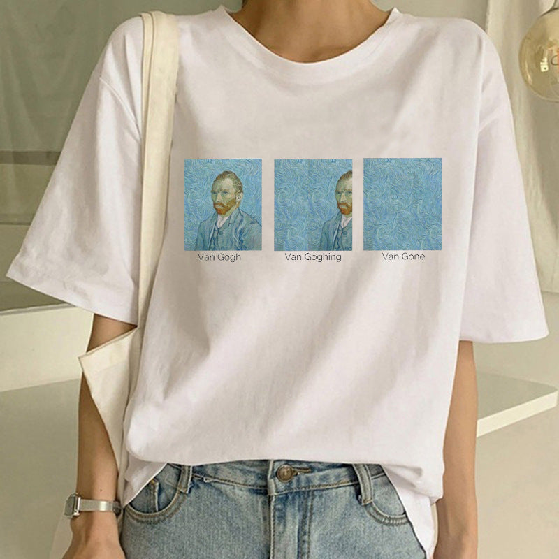 Tričko s potiskem olejomalby Van Gogh