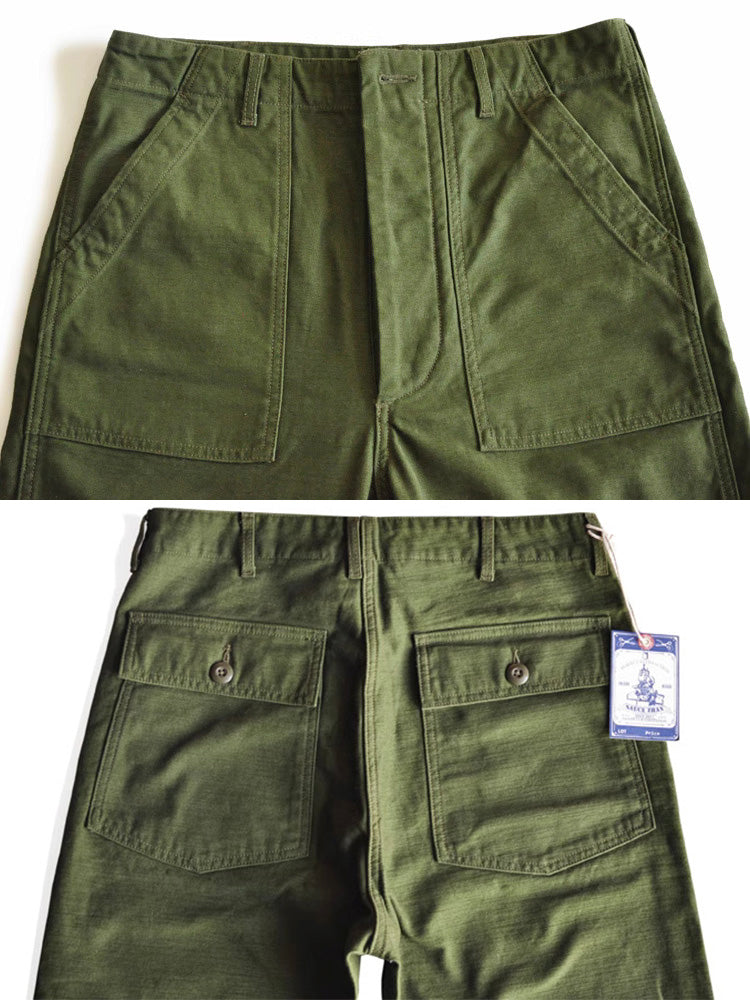 Rovné kalhoty 107 Olive Green American Military