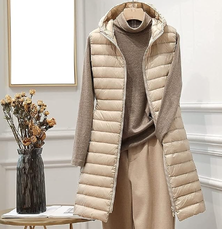 Aya - Pohodlná a módní vycpaná bunda s kapucí