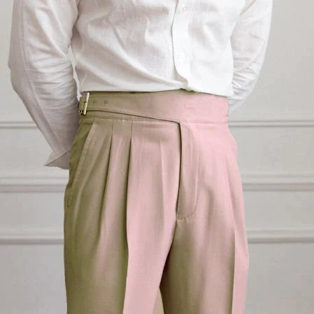 Romeo - Klasické kalhoty s přezkou