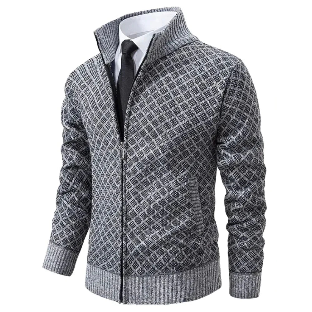 Remy Doir - žakárový pletený svetr